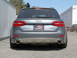 aFe MACH Force-Xp 13-16 Audi Allroad L4 SS Axle-Back Exhaust w/ Polished Tips