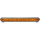63003  -  SR-L Series 20 Inch Off-Road LED Light Bar, Amber Halo, Black Housing
