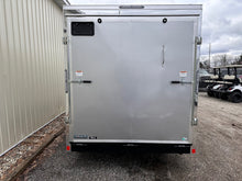 Load image into Gallery viewer, Enclosed Cargo Trailer 7x16 UTV +12in - 2 Tone 78&quot; ramp door opening with ramp door - HLAFTX716TA2+12 (Charcoal 2 tone)