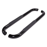 A0027T  -  3 Inch Round Bent Textured Black Steel Without End Caps Frame Body Mount Bolts