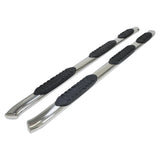 A7062S  -  W/Step Pads W/Bed Step 5 In Oval Bent Pol Stainless Steel Rocker Panel Mount